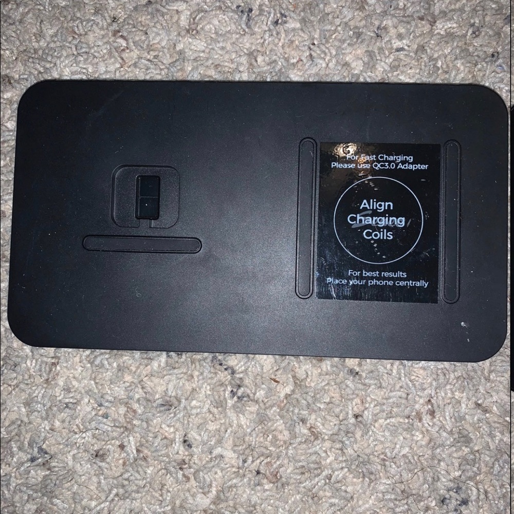 2 in 1 Wireless Charging Pad